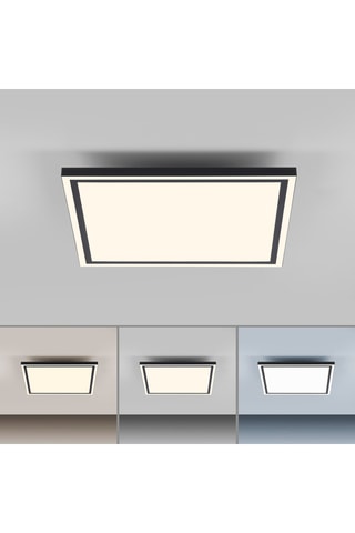Ledplafondlamp Edging-Smart - Zwart - 45 W