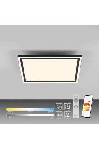 Ledplafondlamp Edging-Smart - Zwart - 45 W