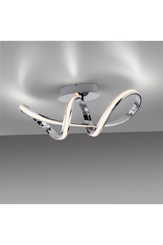 Ledplafondlamp Melinda - Zilverkleurig - 30 W