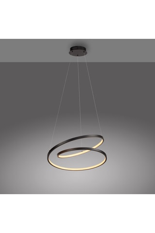 Ledhanglamp Roman - Zwart - 30 W