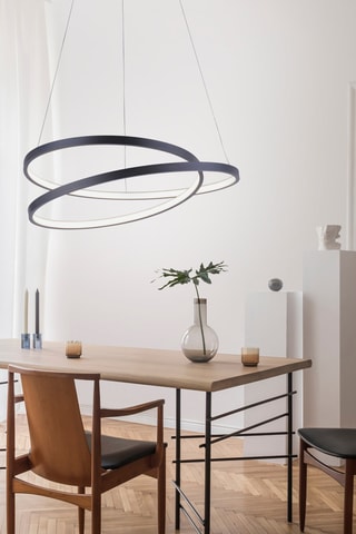 Ledhanglamp Roman - Zwart - 30 W