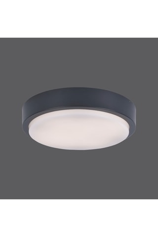 Ledplafondlamp Q-Lenny - Antraciet - 18 W