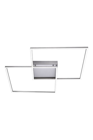 Ledplafondlamp Q-Inigo - Zilverkleurig - 2 x 21 W