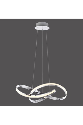 Ledhanglamp Melinda - Zilverkleurig - 30 W