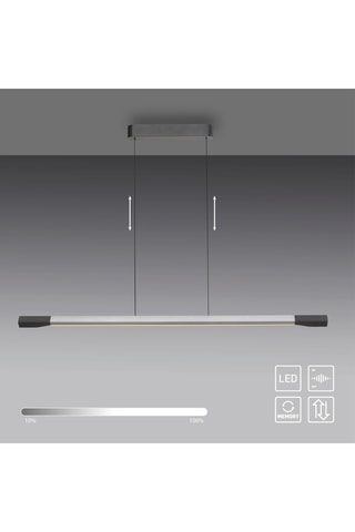 Ledhanglamp Hoop - Grijs - 24 W