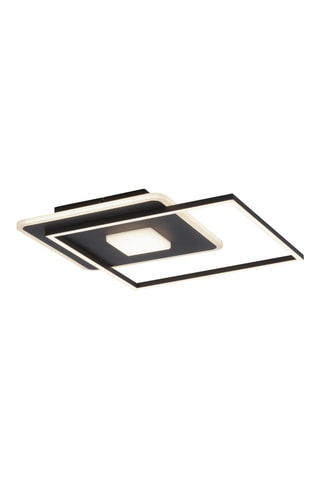 Ledplafondlamp Domino - Zwart - 26 W