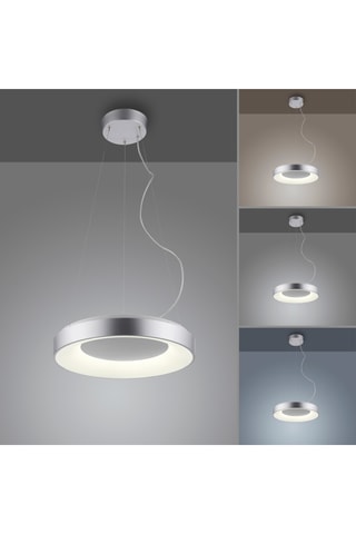 Ledhanglamp Keto Anika - Zilverkleurig - 26,5 W