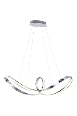 Ledhanglamp Melinda - Zilverkleurig - 39 W