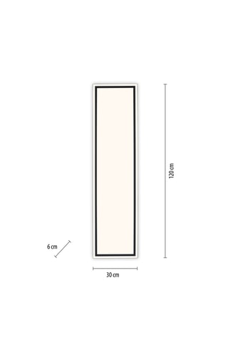 Ledplafondlamp Edging-Smart - Zwart - 54 W