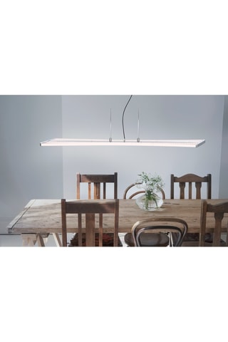 Ledhanglamp Q-Riller - Grijs - 2 x 14 W