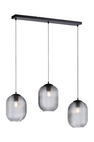 Hanglamp Shitake - Zwart - 3 x 10 W