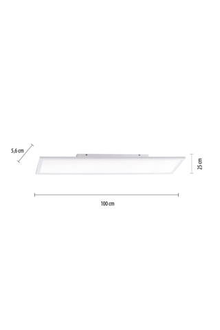 Ledplafondlamp connecté Lolasmart - Flat - Wit - 24 W
