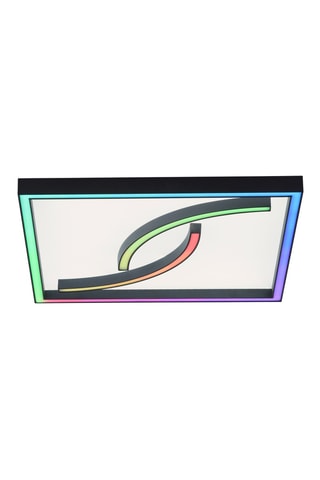 Ledplafondlamp Serpent - Zilverkleurig - 15 + 7 W