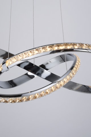 Ledhanglamp Tanja - Zilverkleurig - 30 W