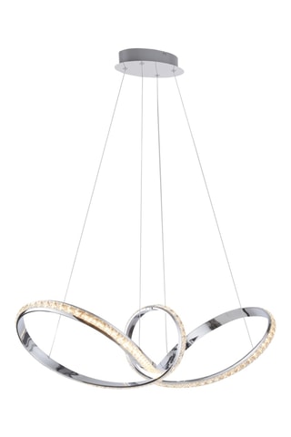 Ledhanglamp Tanja - Zilverkleurig - 39 W