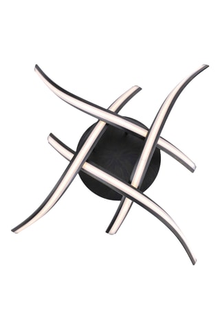 Ledplafondlamp Linda - Bruin - 4 x 3 W