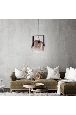 Hanglamp Cup - Zwart - 60 W