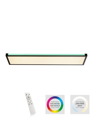 Ledplafondlamp Mario - Zwart - 20,5/8,5 W