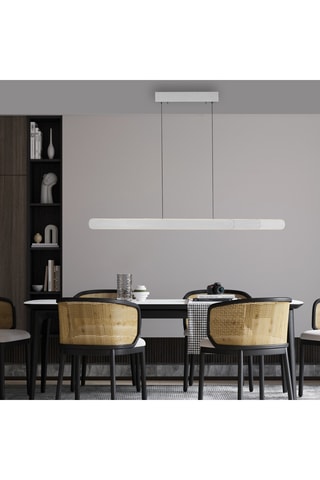 Ledhanglamp Adriana Round - Zilverkleurig - 3 x 24 W