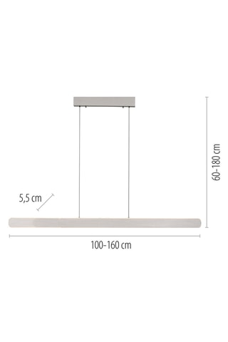 Ledhanglamp Adriana Round - Zilverkleurig - 3 x 24 W