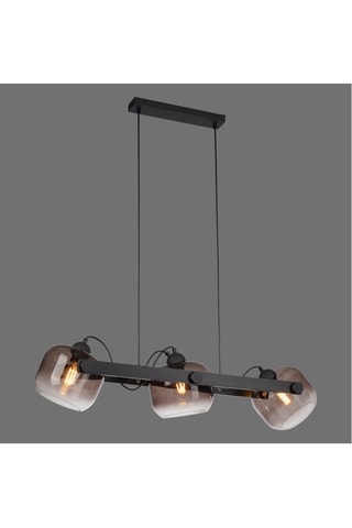 Hanglamp Cup - Zwart - 3 x 60 W