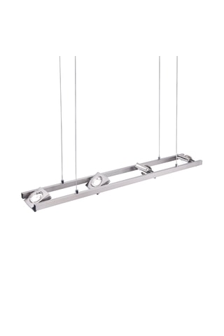 Ledhanglamp Q-Fisheye - Zilverkleurig - 8 x 3,4 W