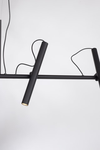 Ledhanglamp Pure Tutua - Zwart - 4 x 6 W