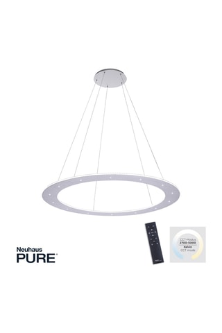Ledhanglamp Pure Cosmo - Zilverkleurig - 24 x 1 W/1 x 20 W