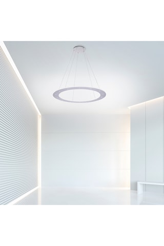 Ledhanglamp Pure Cosmo - Zilverkleurig - 24 x 1 W/1 x 20 W