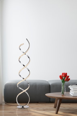 Ledstaanlamp Kiribi - Zilverkleurig - 28 W