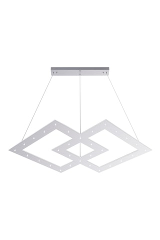 Ledhanglamp Pure Cosmo - Zilverkleurig - 44 x 1 W/1 x 21 W