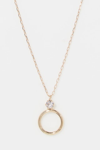 Ketting Rond Geelgoud