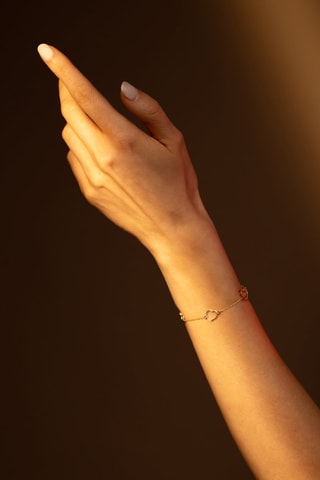 Armband Amour Amitié, Affection Geelgoud, Roségoud en Witgoud