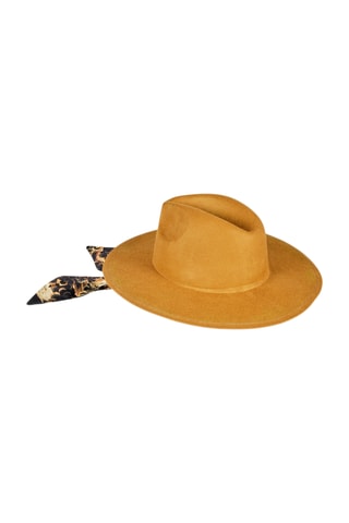Chapeau fedora en laine - Beige
