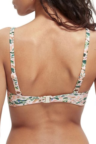 Haut de maillot - Rose et vert