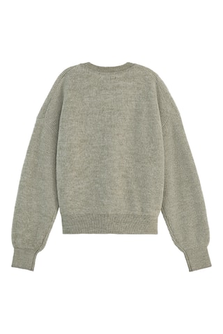Pull en laine et alpaga - Gris clair