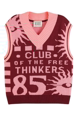 Pull sans manches - Bordeaux