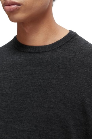 Pull en mérinos - Gris