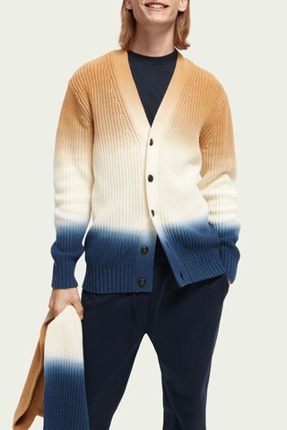 Gilet dip and dye - Beige