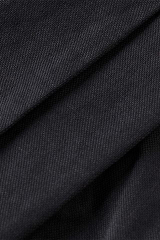 Chino droit en lin - Noir