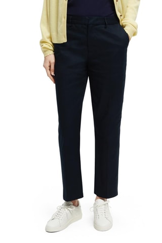 Pantalon en coton biologique - Bleu marine