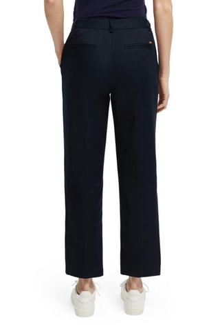 Pantalon en coton biologique - Bleu marine
