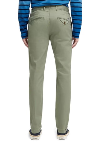 Chino en coton biologique - Vert