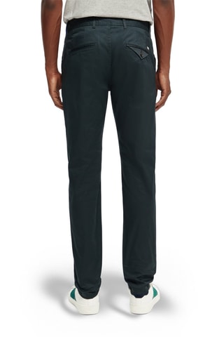 Chino en coton biologique Bleu marine