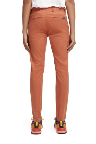 Chino en coton biologique classic fit - Terracotta
