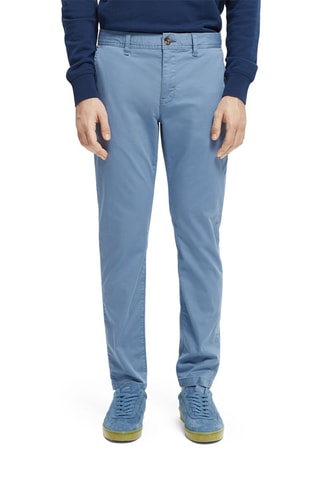 Chino en coton biologique classic fit - Bleu