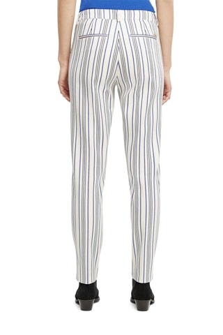 Pantalon slim - Bleu et écru