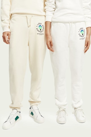 Pantalon en coton biologique - Beige