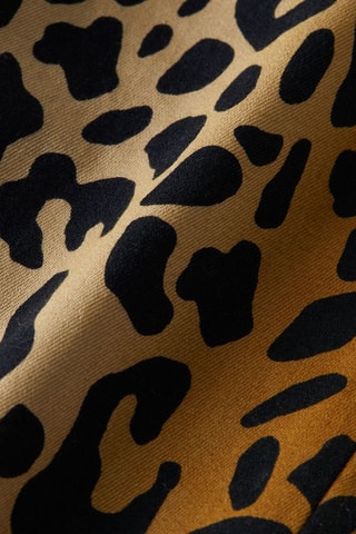 Pantalon skinny en coton biologique - Beige et noir