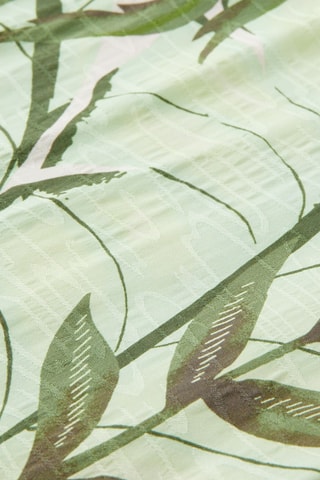 Pantalon tapered - Vert et rose